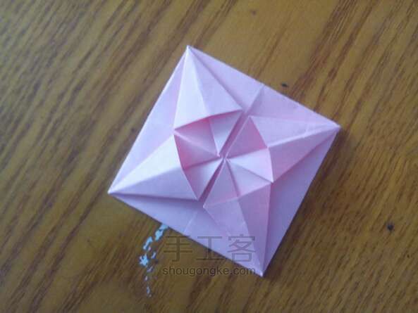  折纸八角星 折纸教程 第10步