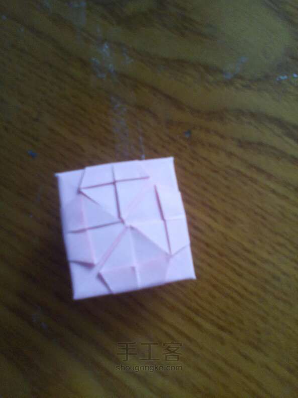  折纸八角星 折纸教程 第12步