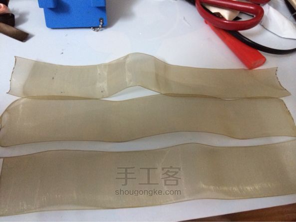 典雅丝带蝴蝶发夹  DIY 手工制作教程 第1步