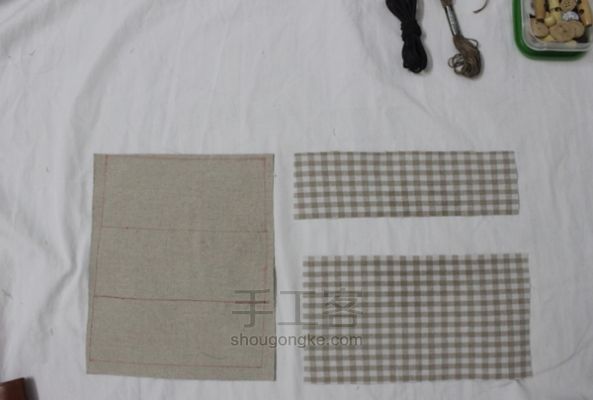 一学就会的手缝笔袋 DIY手工制作教程 第3步