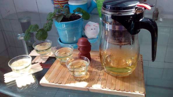 雪糕棍打造完美小茶盘  DIY手工制作教程 第20步