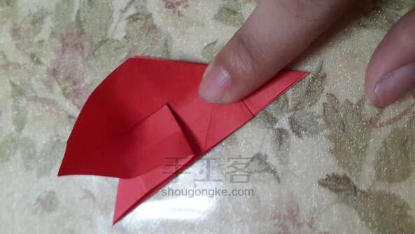 手工折纸烟花 折纸教程 第16步
