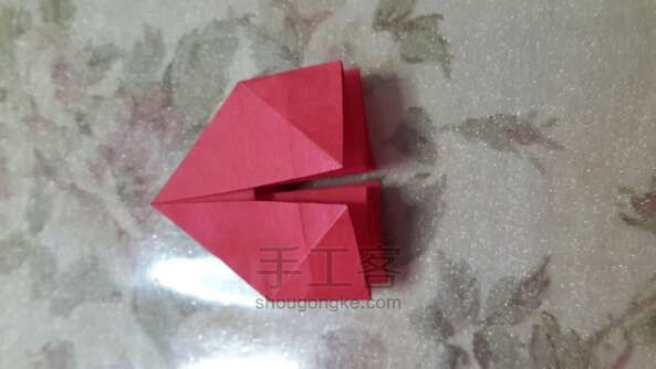 手工折纸烟花 折纸教程 第17步