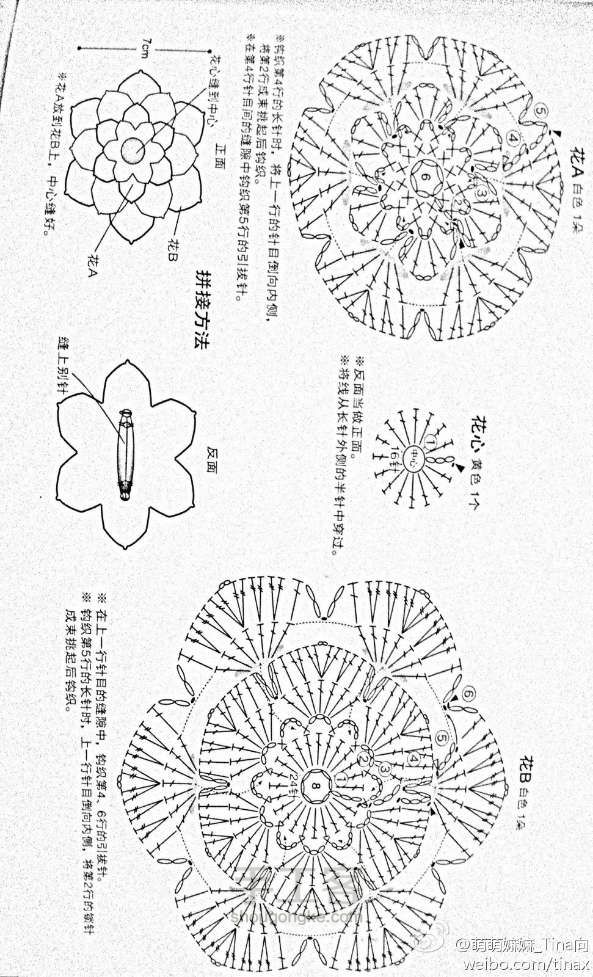 钩针发带教程  DIY手工制作教程 第4步