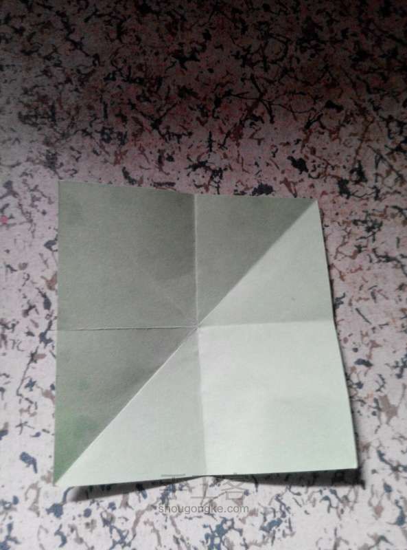折纸鹤 折纸方法 第7步