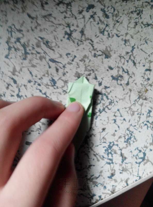 折纸鹤 折纸方法 第19步
