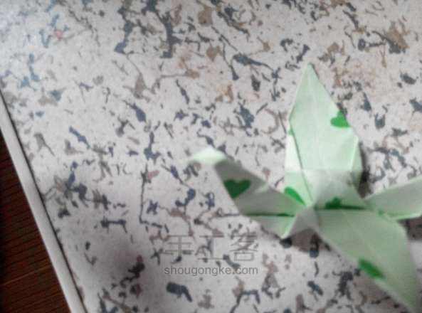 折纸鹤 折纸方法 第24步