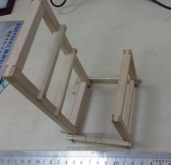 木质手机架 DIY木艺手工制作教程 第4步