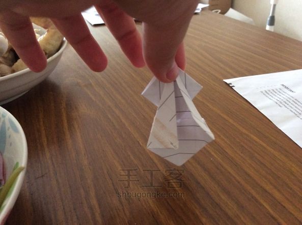 青蛙做法 折纸方法 第14步