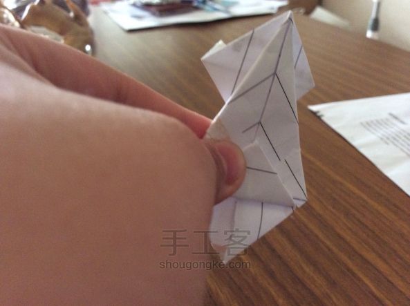 青蛙做法 折纸方法 第16步
