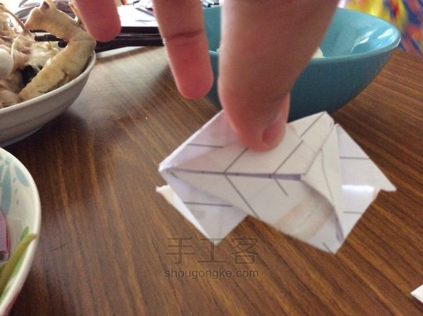 青蛙做法 折纸方法 第17步