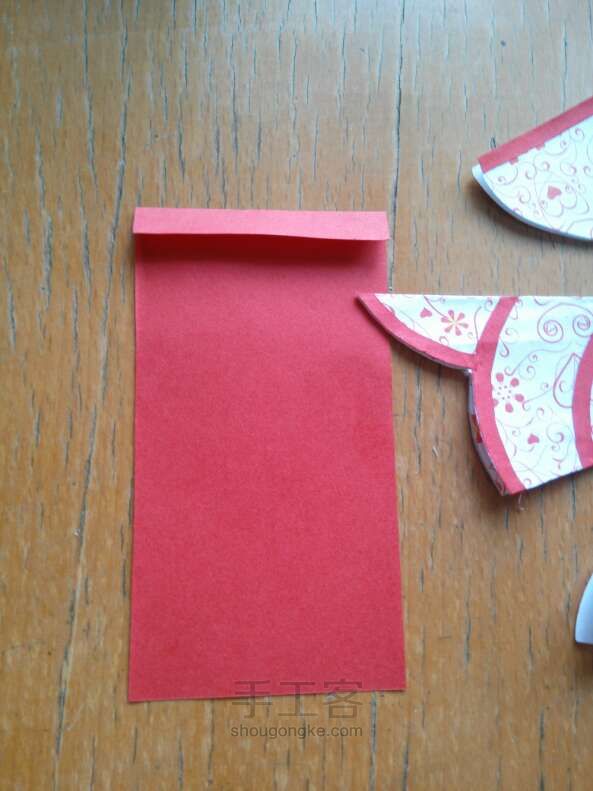 纸汉服曲裾的做法 DIY手工制作教程 第14步