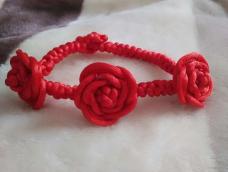 红绳玫瑰手结