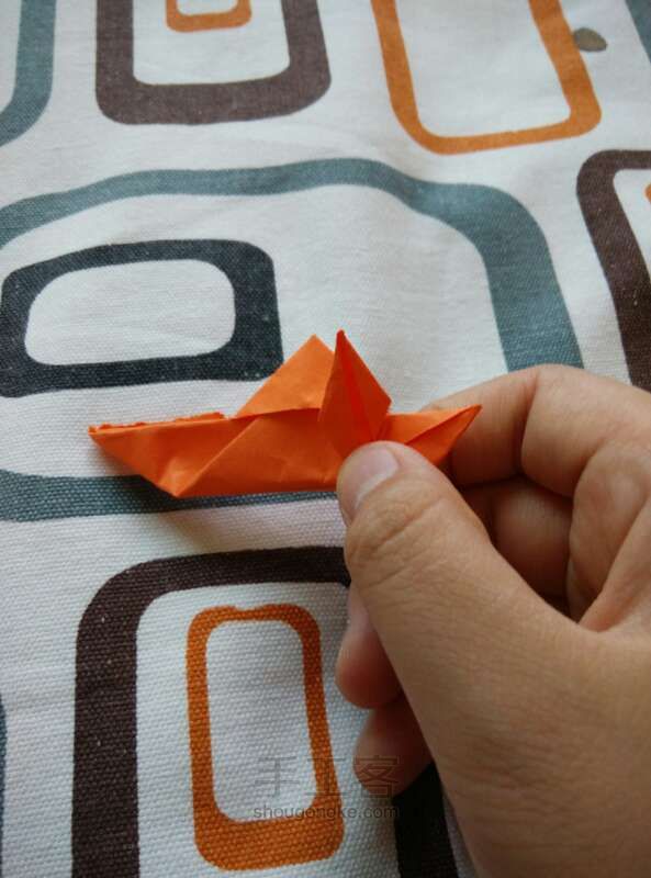 兔耳拖鞋 折纸方法 第20步