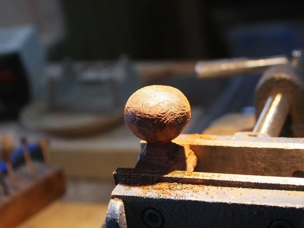 手工制作的木质葫芦~ DIY手工制作教程 第4步