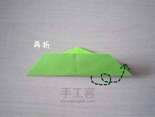 【暖暖折纸】领带心～ 折纸教程 第13步