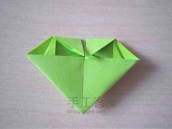 【暖暖折纸】领带心～ 折纸教程 第18步