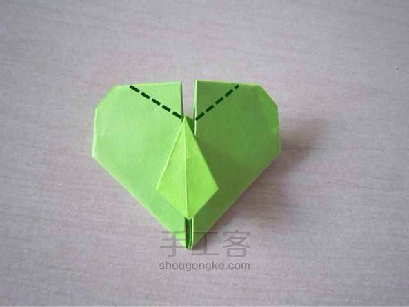 【暖暖折纸】领带心～ 折纸教程 第21步