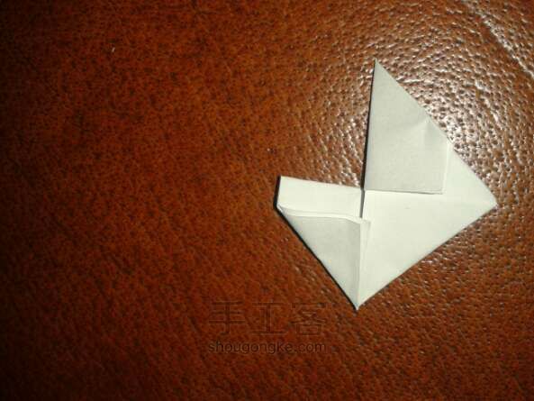 折天鹅的三角插 制作方法 第8步