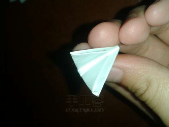 折天鹅的三角插 制作方法 第9步