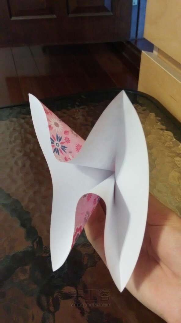 可爱兔兔  折纸方法 第6步