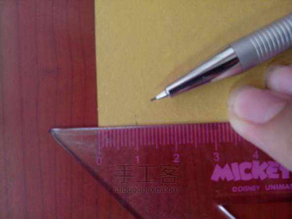 橡皮章印片卡纸圆角处理 DIY手工制作教程 第2步