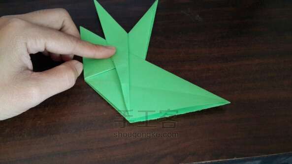 🐰🐰  手工折纸  折纸方法 第13步