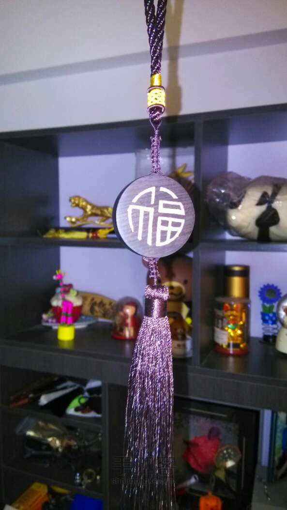 铃木专用紫光檀挂件  DIY手工制作教程 第11步