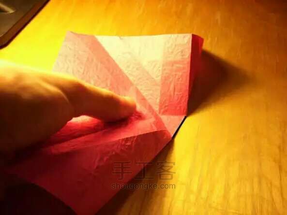 玫瑰盒子（最全版） 折纸教程 第14步