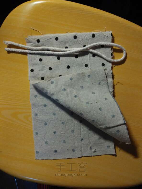 简单的收纳袋制作 DIY手工布艺制作方法 第1步