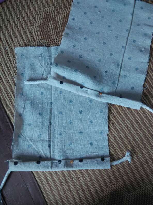 简单的收纳袋制作 DIY手工布艺制作方法 第2步