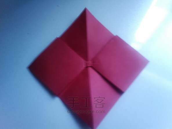 简单又好看的蝴蝶结  折纸方法 第10步