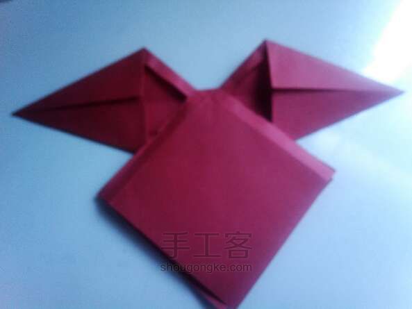 简单又好看的蝴蝶结  折纸方法 第15步