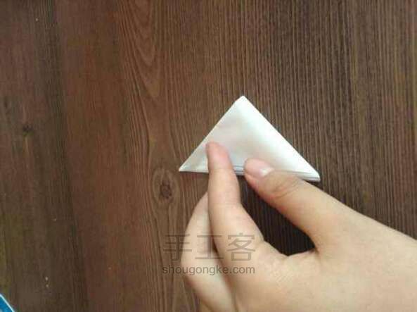 纸制骷髅手折纸方法 第8步