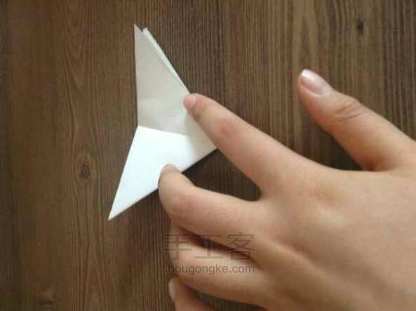 纸制骷髅手折纸方法 第9步