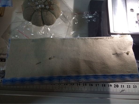 手作帆布萌萌的钱包 布艺DIY手工制作教程 第7步