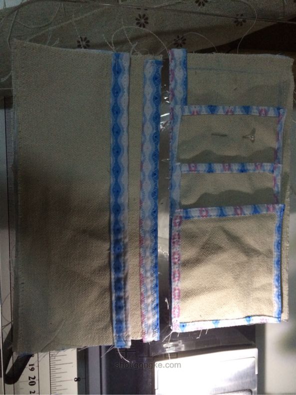手作帆布萌萌的钱包 布艺DIY手工制作教程 第9步