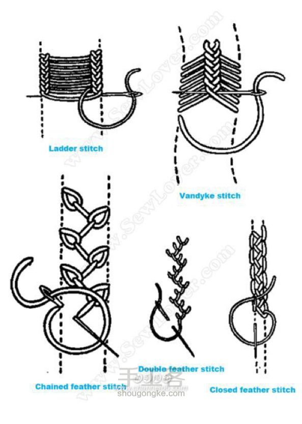 转来的~刺绣针法 第18步