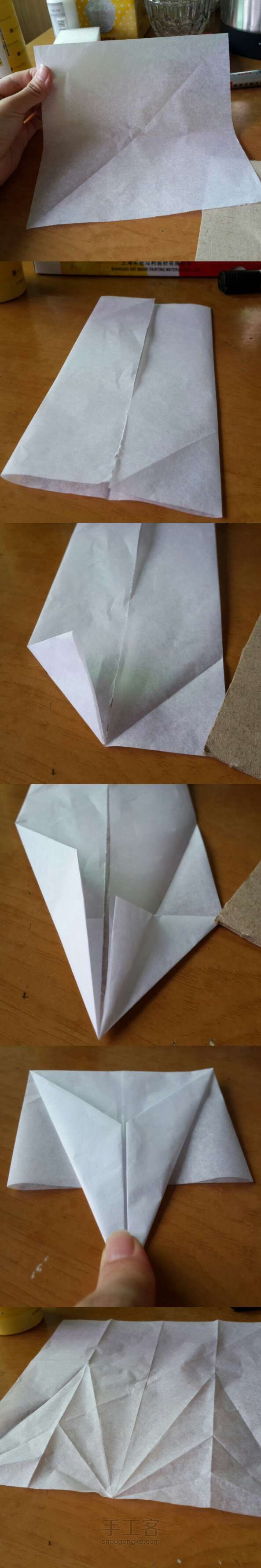 折纸机器猫折纸方法 第2步