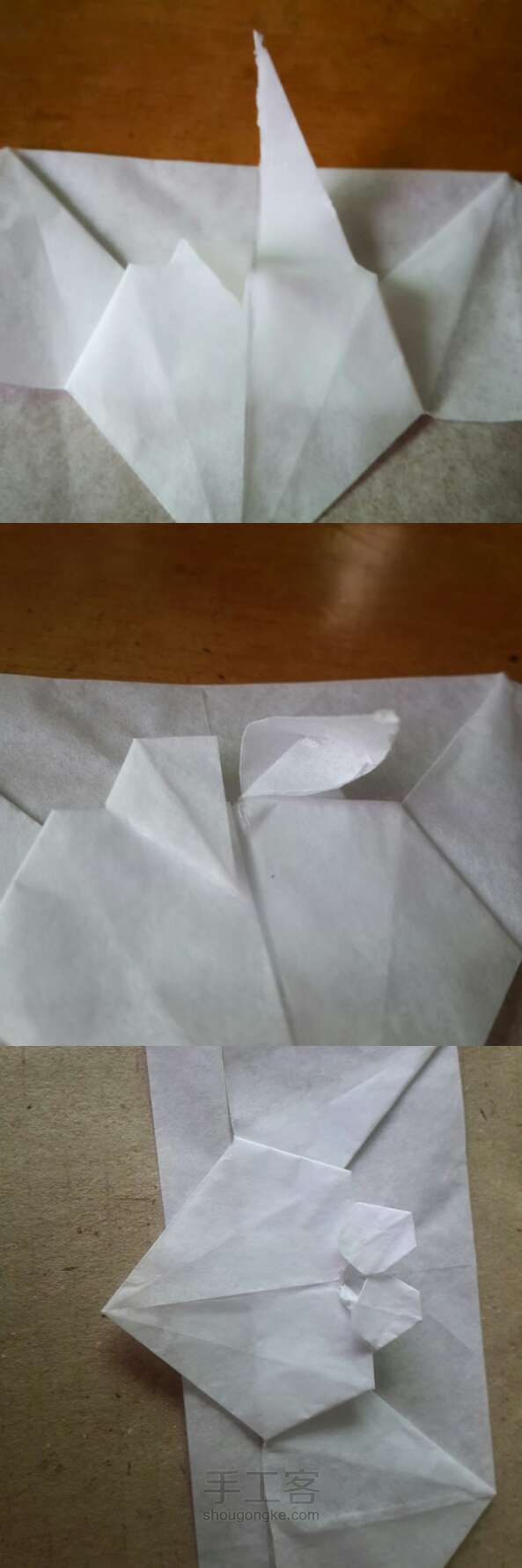 折纸机器猫折纸方法 第6步