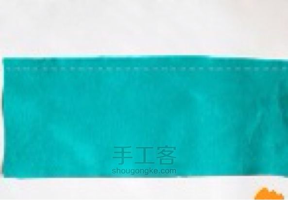 束口袋布艺手工 不织布手提袋手工制作diy教程 第2步