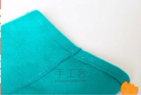 束口袋布艺手工 不织布手提袋手工制作diy教程 第7步
