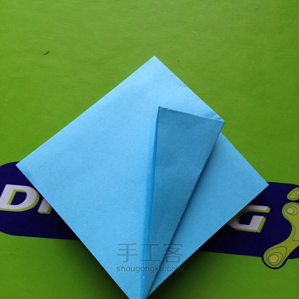 千纸鹤 折纸方法 第9步