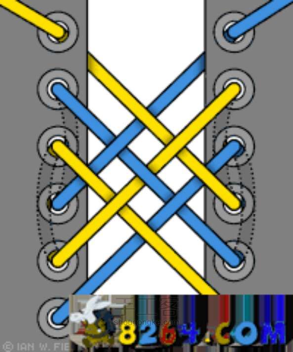 各种鞋带的绑法 第14步