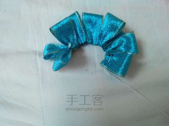 原创多款蝴蝶结，发饰，胸针制作方法 第4步