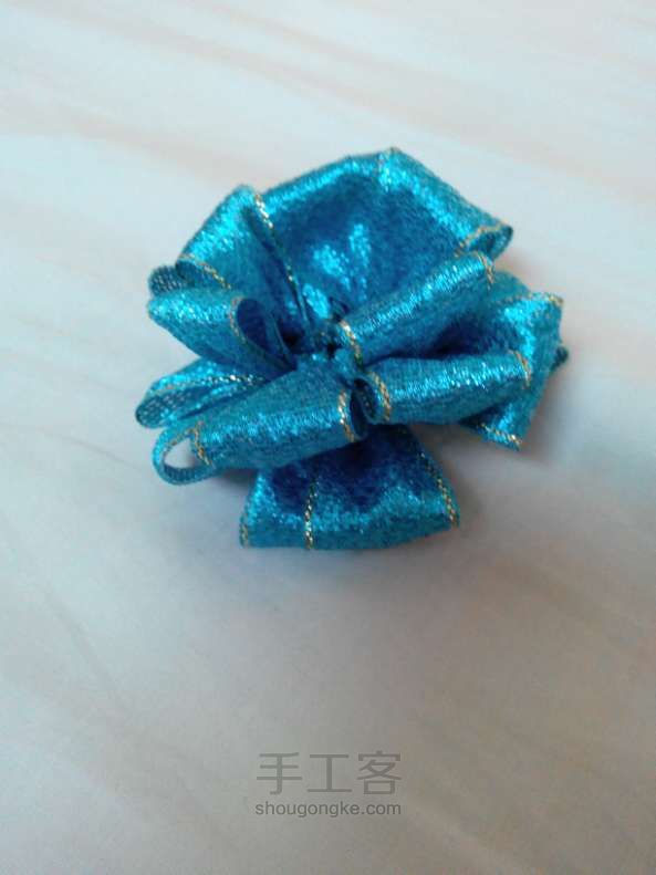 原创多款蝴蝶结，发饰，胸针制作方法 第7步