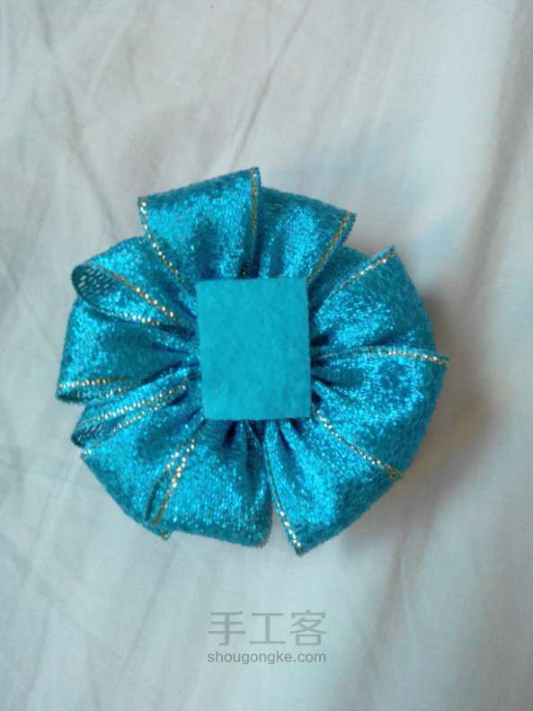 原创多款蝴蝶结，发饰，胸针制作方法 第10步