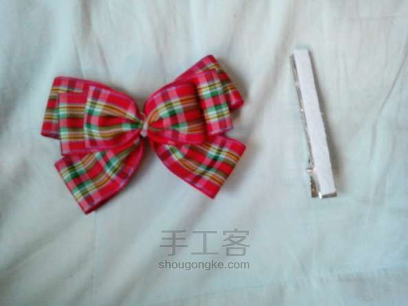 原创多款蝴蝶结，发饰，胸针制作方法 第18步