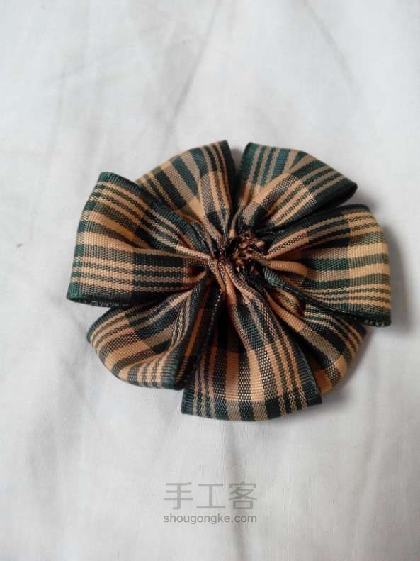 原创多款蝴蝶结，发饰，胸针制作方法 第23步