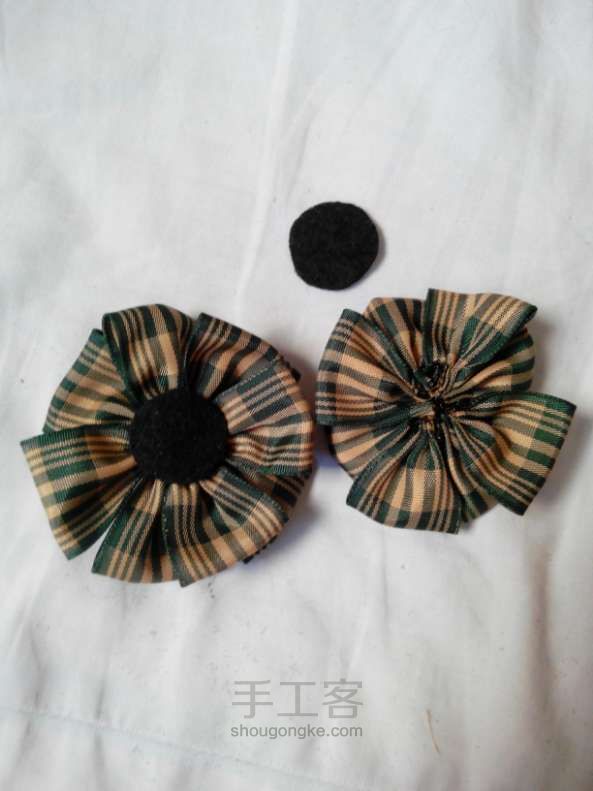 原创多款蝴蝶结，发饰，胸针制作方法 第26步